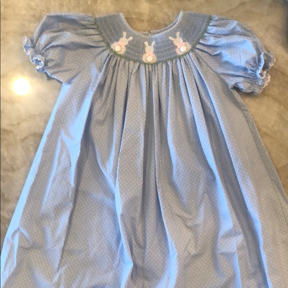 Southern Tots smocked Easter dress